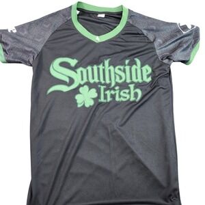 Chicago White Sox Shirt Mens M Black MLB Baseball Sox Southside Irish Shamrock